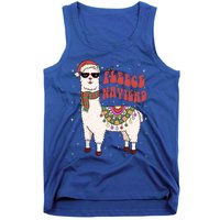 Fleece Feliz Navidad Llama Christmas Cute Xmas Gift Cool Gift Tank Top