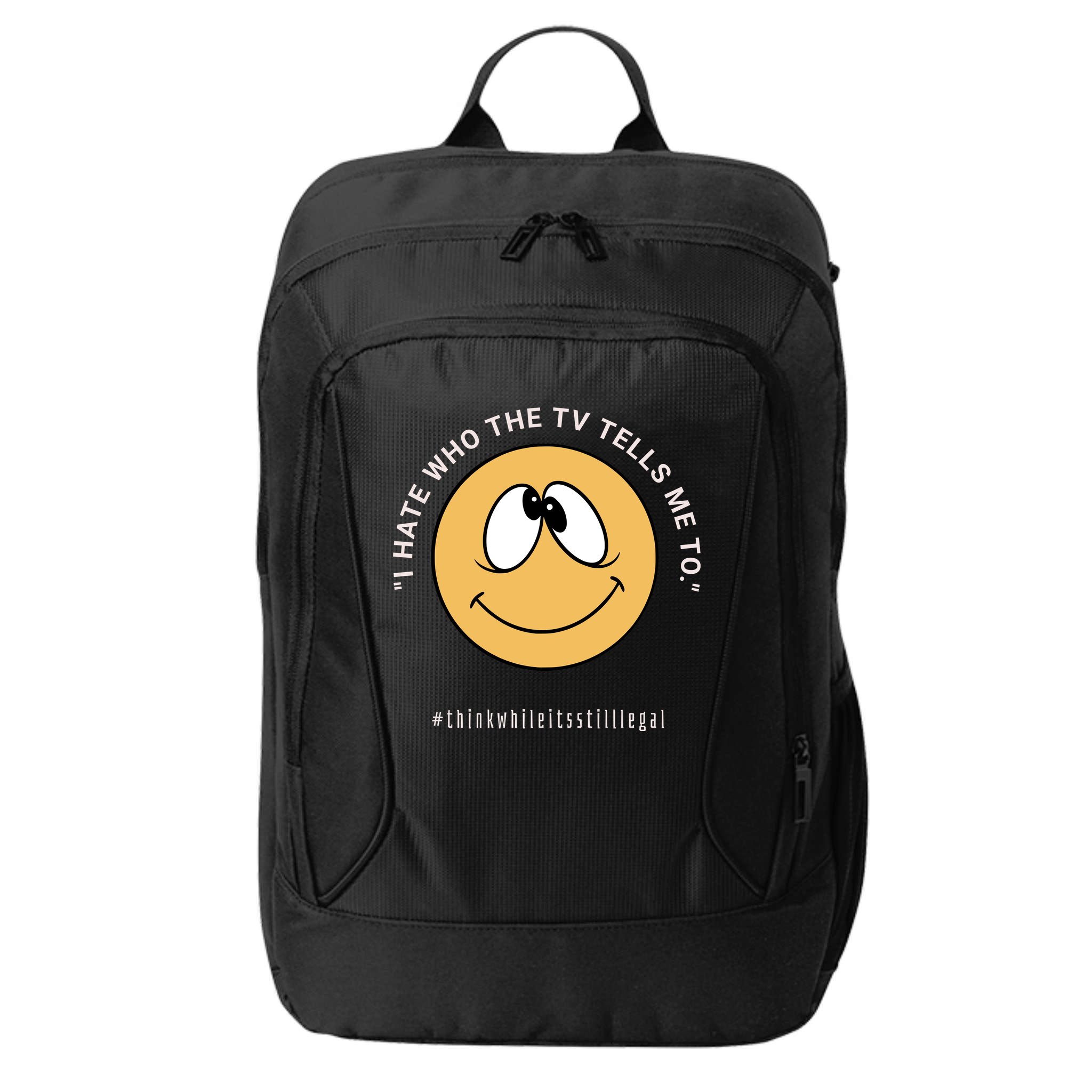 Funny Fake News Media Anti War Ukraine China Propaganda City Backpack