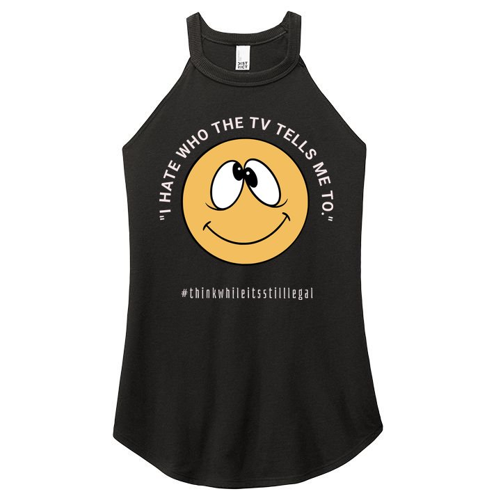 Funny Fake News Media Anti War Ukraine China Propaganda Women's Perfect Tri Rocker Tank