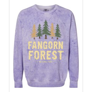 Fangorn Forest National Park Bookworms Saying Colorblast Crewneck Sweatshirt