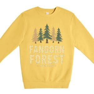 Fangorn Forest National Park Bookworms Saying Premium Crewneck Sweatshirt