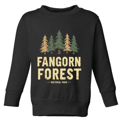 Fangorn Forest National Park Bookworms Saying Toddler Sweatshirt
