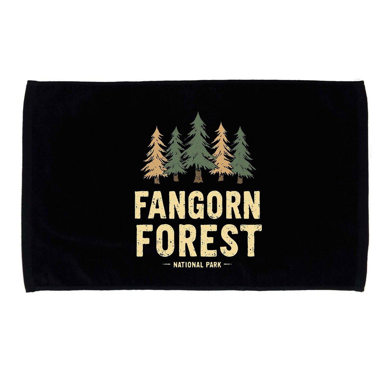 Fangorn Forest National Park Bookworms Saying Microfiber Hand Towel
