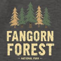 Fangorn Forest National Park Bookworms Saying Vector Backpack