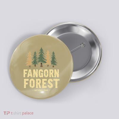 Fangorn Forest National Park Bookworms Saying Button