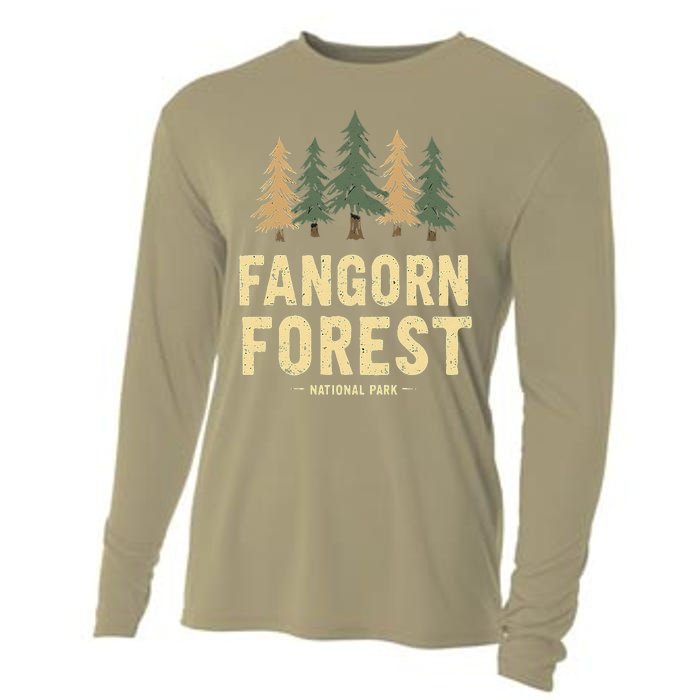 Fangorn Forest National Park Bookworms Saying Cooling Performance Long Sleeve Crew