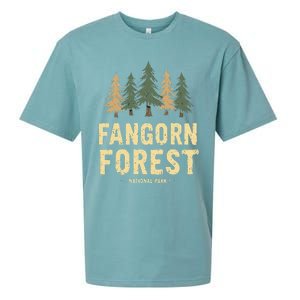 Fangorn Forest National Park Bookworms Saying Sueded Cloud Jersey T-Shirt