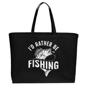 Funny Fishing Novelty Design For Men Women Fish Lovers Cotton Canvas Jumbo Tote