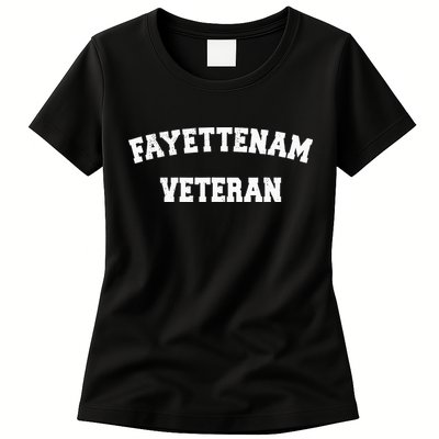 Fayettenam Fayetteville North Carolina Fort Bragg Airborne Womens T-Shirt