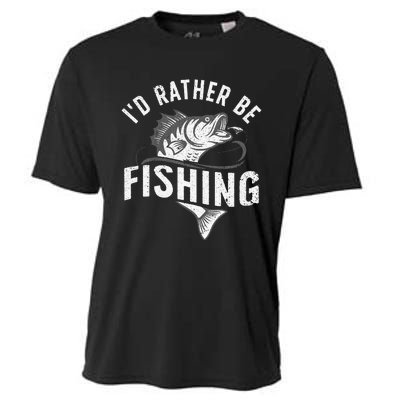 Funny Fishing Novelty Design For Fish Lovers Cooling Performance Crew T-Shirt