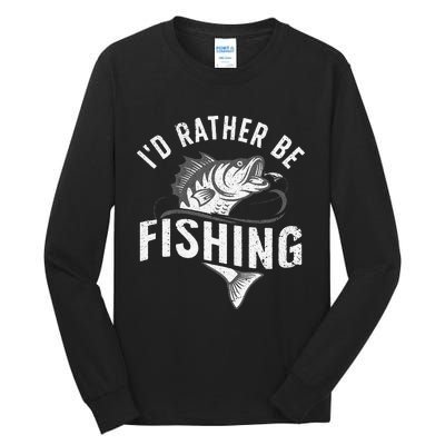 Funny Fishing Novelty Design For Fish Lovers Tall Long Sleeve T-Shirt