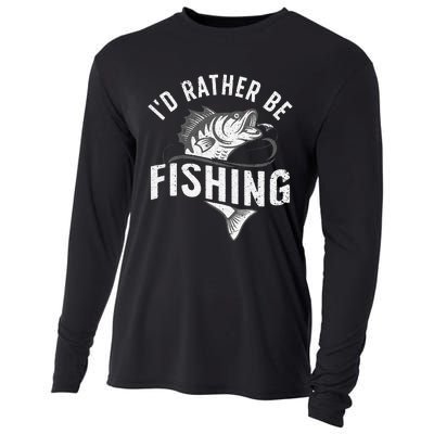 Funny Fishing Novelty Design For Fish Lovers Cooling Performance Long Sleeve Crew