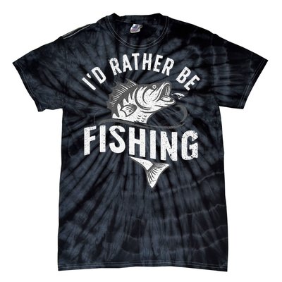 Funny Fishing Novelty Design For Fish Lovers Tie-Dye T-Shirt