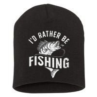 Funny Fishing Novelty Design For Fish Lovers Short Acrylic Beanie