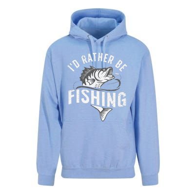 Funny Fishing Novelty Design For Fish Lovers Unisex Surf Hoodie