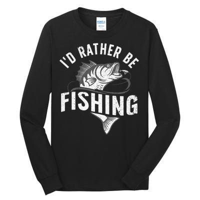 Funny Fishing Novelty Design For Men Women Fish Lovers Tall Long Sleeve T-Shirt