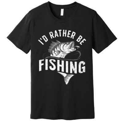 Funny Fishing Novelty Design For Men Women Fish Lovers Premium T-Shirt