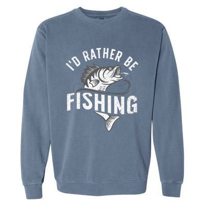 Funny Fishing Novelty Design For Men Women Fish Lovers Garment-Dyed Sweatshirt