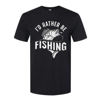 Funny Fishing Novelty Design For Men Women Fish Lovers Softstyle CVC T-Shirt