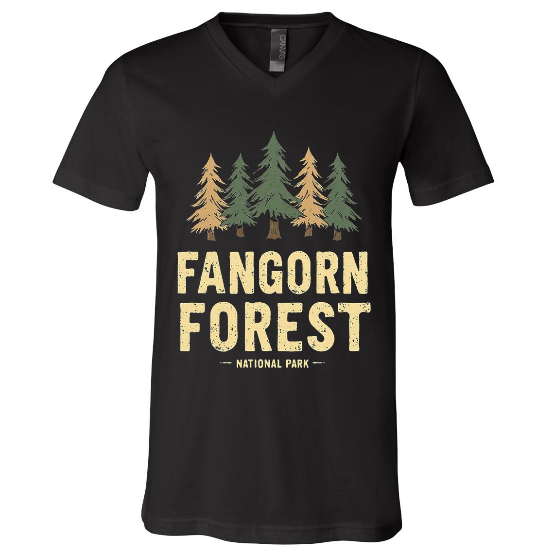 Fangorn Forest National Park Bookworms Saying V-Neck T-Shirt