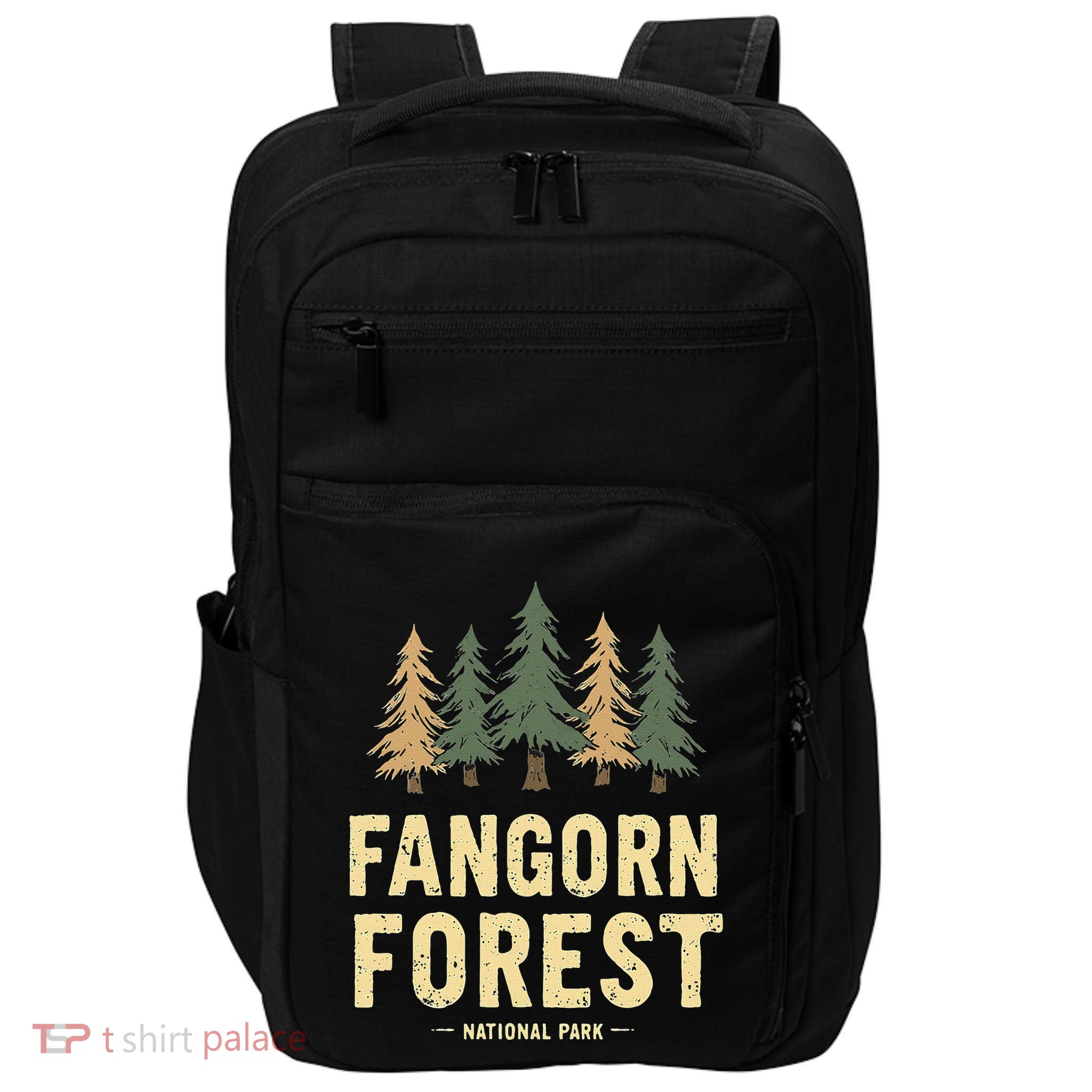 Fangorn Forest National Park Bookworms Saying Impact Tech Backpack