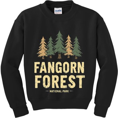 Fangorn Forest National Park Bookworms Saying Kids Sweatshirt