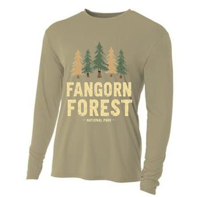 Fangorn Forest National Park Bookworms Saying Cooling Performance Long Sleeve Crew