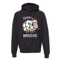 Fleece Feliz Navidad Funny Cute Sheep Christmas Sweatshirt Premium Hoodie