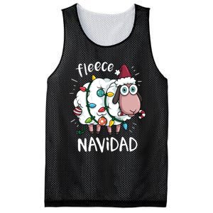 Fleece Feliz Navidad Funny Cute Sheep Christmas Sweatshirt Mesh Reversible Basketball Jersey Tank