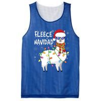 Fleece Feliz Navidad Llama Christmas Mesh Reversible Basketball Jersey Tank