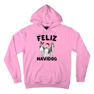 Funny Feliz Navidog Husky Dog Lover Gift Christmas Gift Hoodie