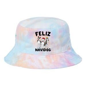 Funny Feliz Navidog Husky Dog Lover Gift Christmas Gift Tie Dye Newport Bucket Hat