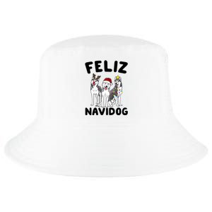 Funny Feliz Navidog Husky Dog Lover Gift Christmas Gift Cool Comfort Performance Bucket Hat