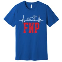 Fnp Family Nurse Practitioner Research Funny Nursing Cute Gift Premium T-Shirt