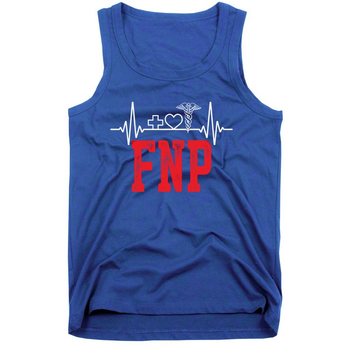 Fnp Family Nurse Practitioner Research Funny Nursing Cute Gift Tank Top