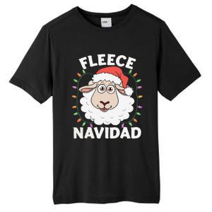 Fleece Feliz Navidad Cute Shee.P Christmas Tall Fusion ChromaSoft Performance T-Shirt