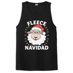 Fleece Feliz Navidad Cute Shee.P Christmas PosiCharge Competitor Tank