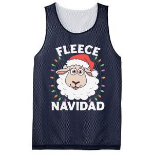 Fleece Feliz Navidad Cute Shee.P Christmas Mesh Reversible Basketball Jersey Tank