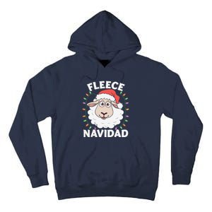 Fleece Feliz Navidad Cute Shee.P Christmas Tall Hoodie