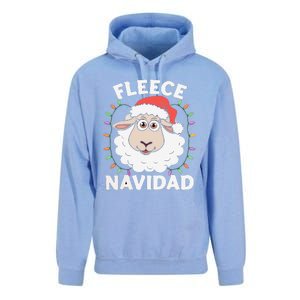 Fleece Feliz Navidad Cute Shee.P Christmas Unisex Surf Hoodie