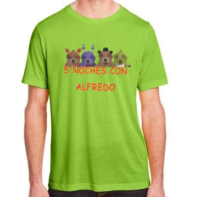 Fnaf Five Nights At Freddys Meme 5 Noches Con Alfredo Adult ChromaSoft Performance T-Shirt