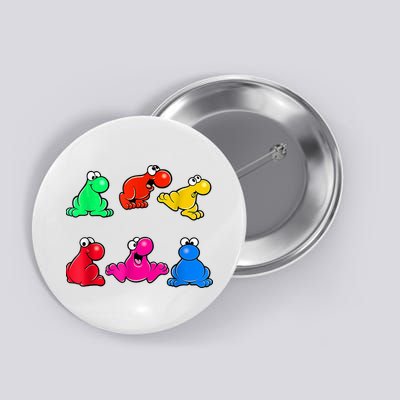 Frog Funny Nerds Candy Button
