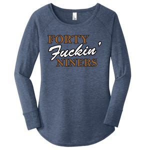 Forty Fuckin Niners Women's Perfect Tri Tunic Long Sleeve Shirt