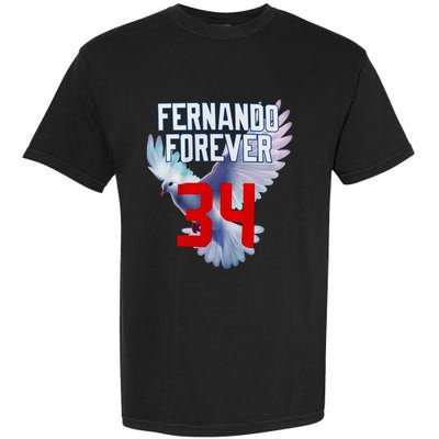 Fernando Forever Number 34 Fernando Memorial Garment-Dyed Heavyweight T-Shirt