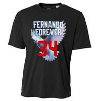 Fernando Forever Number 34 Fernando Memorial Cooling Performance Crew T-Shirt