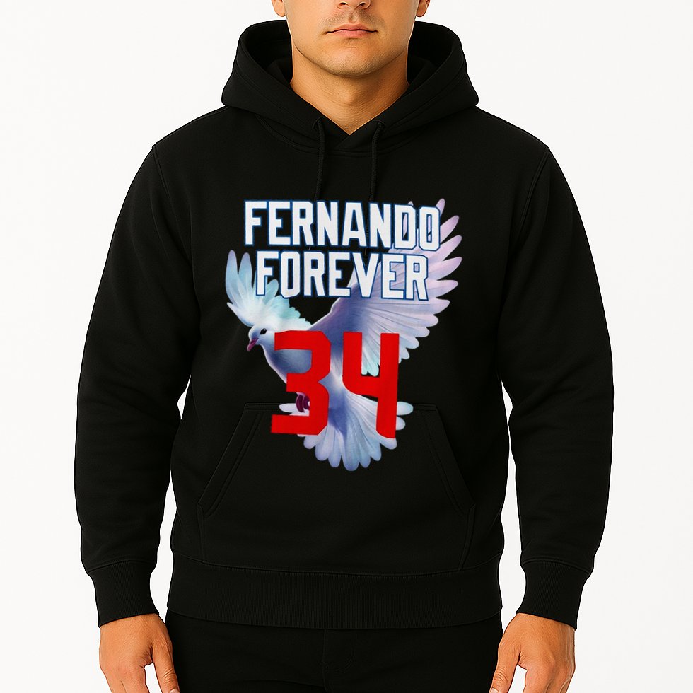 Fernando Forever Number 34 Fernando Memorial Hoodie