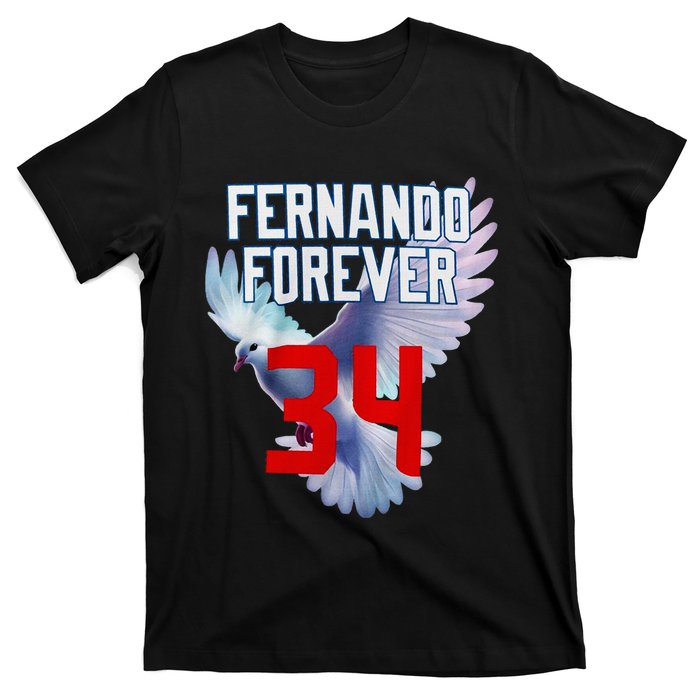 Fernando Forever Number 34 Fernando Memorial T-Shirt