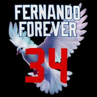 Fernando Forever Number 34 Fernando Memorial Flat Bill Trucker Hat