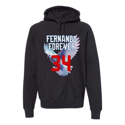 Fernando Forever Number 34 Fernando Memorial Premium Hoodie