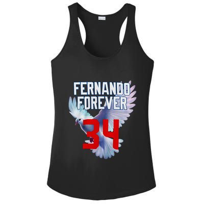 Fernando Forever Number 34 Fernando Memorial Ladies PosiCharge Competitor Racerback Tank